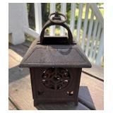 Cast Iron Pagoda Candle Holder B
