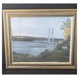 Framed Print Burlington River Iowa