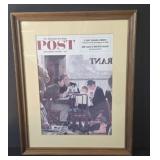 Framed Norman Rockwell Print Mother Praying