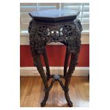 Ornate Carved Plant Stand