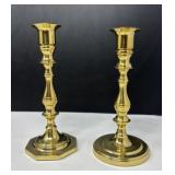 Pair of Baldwin Brass Candleholders