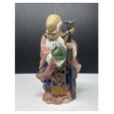 Chinese Shiwan Clay Figurine of Shou Lao