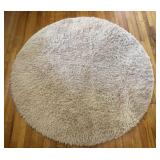 Round Shag Style Rug