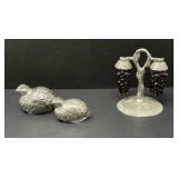 Pewter Salt and Pepper Shakers