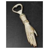 Vintage Cast Iron 'Heart in Hand' Bottle Opener