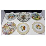 Vintage Fruit Theme Plates