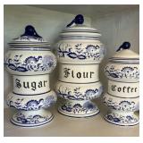 Delft Canister Set