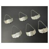 Kirk Steiff Pewter Decanter Tags