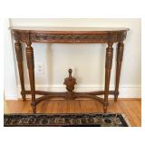 French Style Demi Lune Table