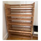 Johnston and Murphy Wooden Shoe Racks and Closet