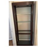 Lighted Display Shelf with Glass Shelves