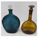 Colored Glass Decanters