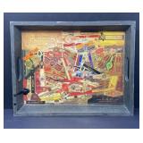 Vintage Cigar Band Serving Tray