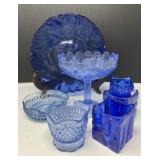 Blue Glassware