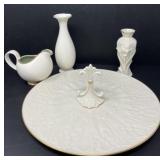 Lenox Chateau Serving Tray with Vase and More