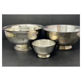 Silver Plate Bowls