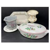 Floral Lidded Casserole