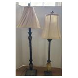 Two Candlestick Lamps