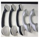 Five Suction Cup Grab Bars