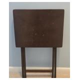 Wooden Folding TV Tray Table