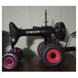 Singer Sewing Machine Tractor Art