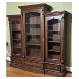Antique Victorian Walnut Bookcase