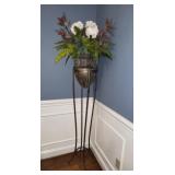 Floral Urn Planter with Stand