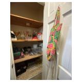 Pantry Closet of Household Items