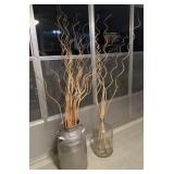 Curly Willow Decor in Vases