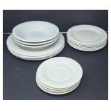 White Set Of Plates