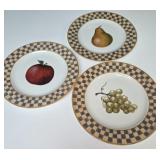 Fruit Design Plates