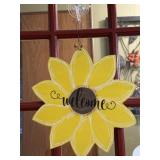 Sunflower "Welcome" Sign