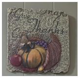 "Give Thanks" Wall Plaque
