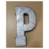 Metal Letter ï¿½Pï¿½