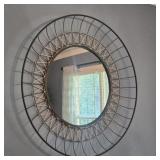 Round Metal Mirror