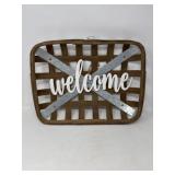 Welcome Basket Wall Decor