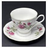 Bone China Tea Cup and Saucer