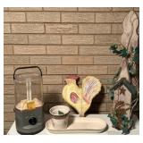 Rooster, Lantern, Planter, Wall Decor