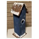 Birdhouse Winter Scene