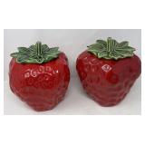 2 Strawberry Cookie Jars