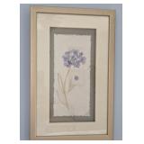 Blue Wildflower Watercolor Painting