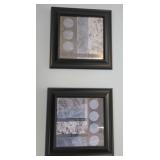 Two-Piece Abstract Art Wall Decor