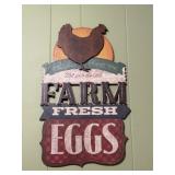 "Farm Fresh Eggs" Sign