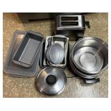 Baking and Cooking Pans, Toaster,n Utensils