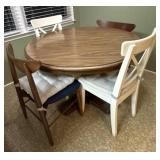 Pedestal Kitchen Table and Chairs