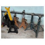 Three Sets of Automotive Jack Stands