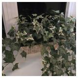 Faux English Ivy in Basket