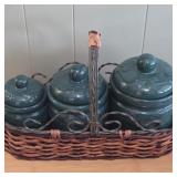 Green Canister Set