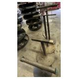 Six Adjustable Metal Stands