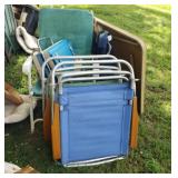 Assorted Chairs and Folding Table